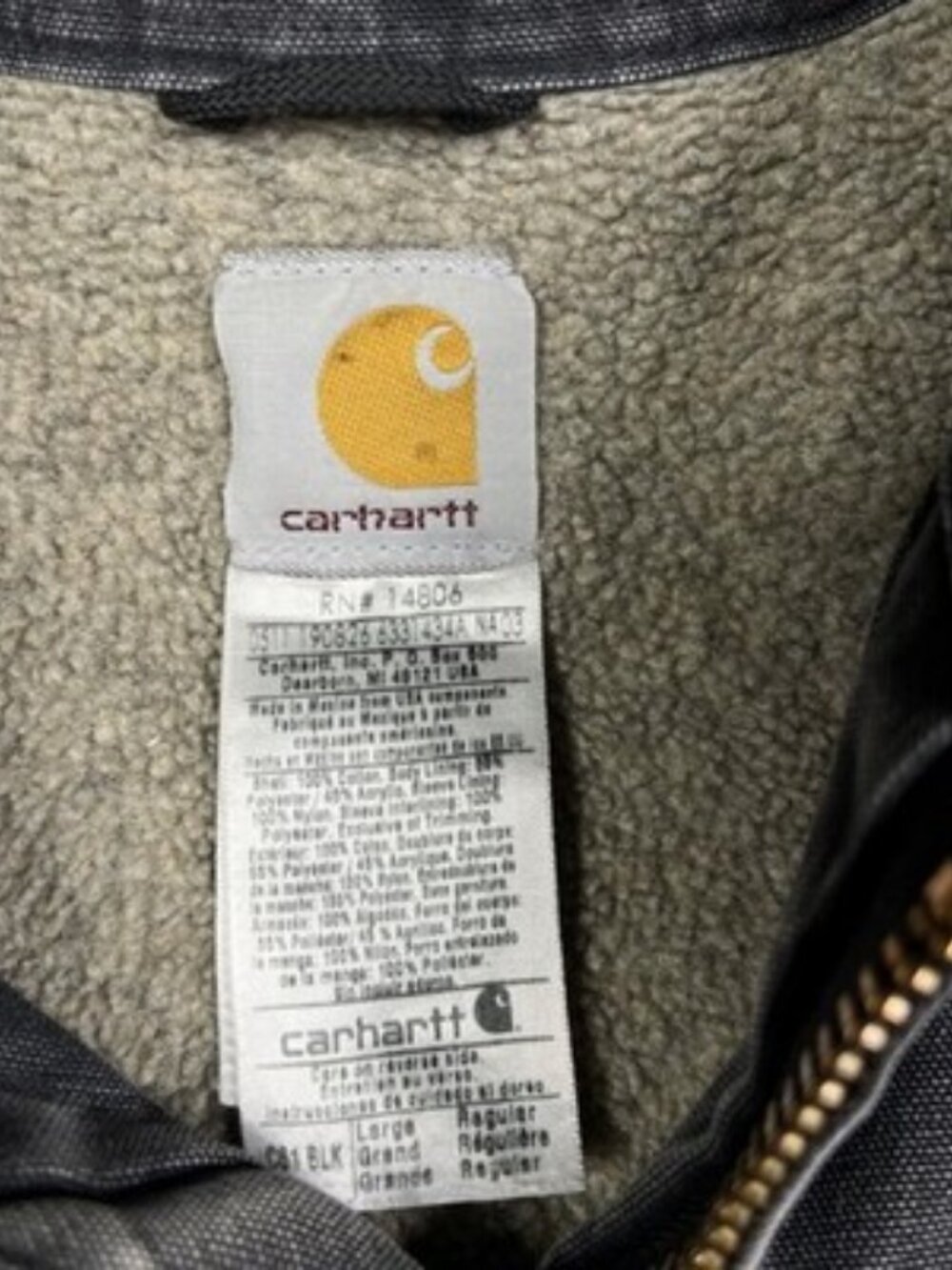 vintage carhartt jacket large - Picture 4 of 5